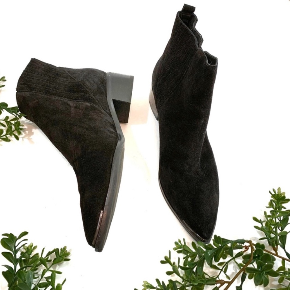 Marc Fisher Black Ankle Boots